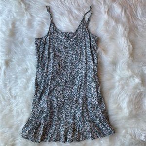 Blue floral lightweight summer dress